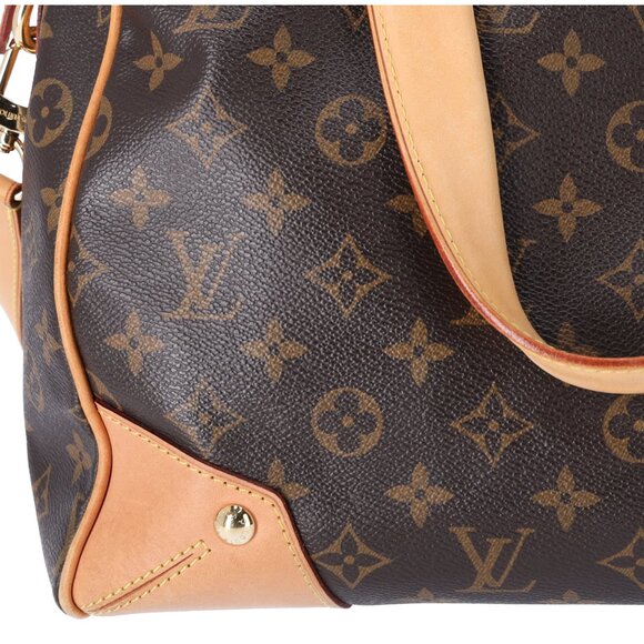 Louis Vuitton M40325 Retiro PM Satchel Shoulder Bag Brown Monogram Canvas Beige - Picture 5 of 17